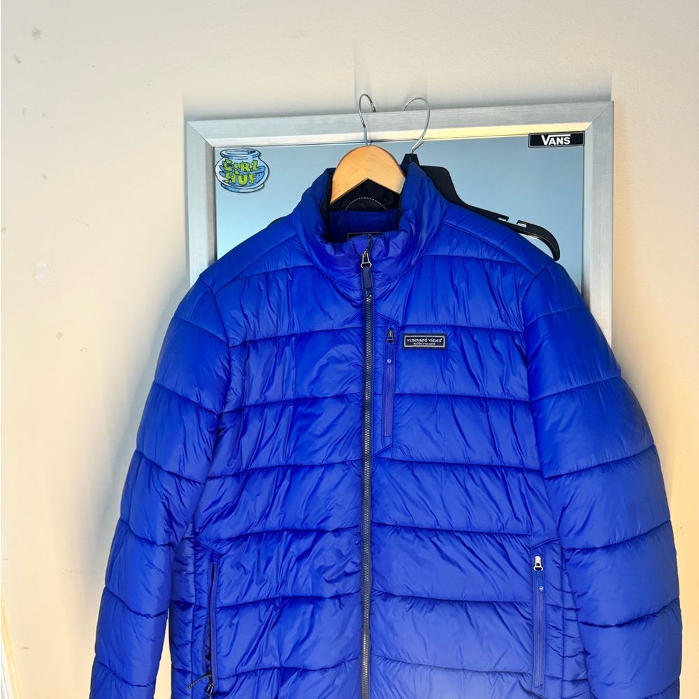 Vineyard Vines Royal Blue Puffer Jacket
